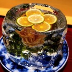 銀座 しのはら - へべす蕎麦