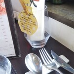 ラ ビストリア - カトラリー、大きくの人に食べてほしいお店です。