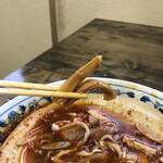 手打ちラーメン 森清 - メンマ