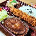 Moritaya - エビバーグ弁当　1,050円