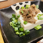 しゃぶしゃぶ 将泰庵 - 肉味噌豆腐