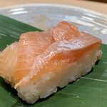 喜一 - 虹鱒の笹寿司2