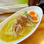 上州山賊麺 大大坊 - ３月からの限定ラーメン
                                味玉白山賊麺　９００円
                                