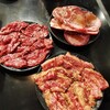 Yakiniku Takatouen - 和牛カルビ定食（中）　1500円 ハラミ定食（中）　　　1800円 タン塩定食（中）　　　1800円