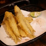 日本酒バルじゃのめん - 稚鮎の天ぷら