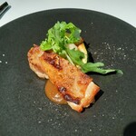 リストランテ ラストリカート - はかた地鶏モモ肉のロースト　ローズマリー風味