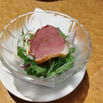 四川飯店 - 「合鴨スモークのサラダ」