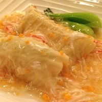 香桃 - 帆立とエリンギの生湯葉巻