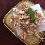 駿河屋 - 川海老揚げ