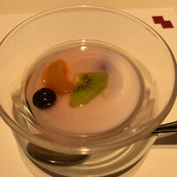 中国料理 四川 - デザートの杏仁豆腐