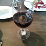 アンティーカ・トラットリーア・ノスタルジーカ - 最後にサービスのグラスワイン♪