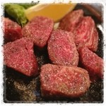 秋元 - サイコロステーキ(2,000円)