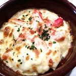 横浜うかい亭 - 子供コースのカニのグラタン