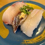 回転寿司 鼓響 - キス、カンパチ、アジの市場三昧