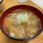 とんかつ 栄ちゃん - 大好き味噌汁。