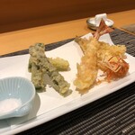 鮨 玉かがり 天ぷら 玉衣 - 