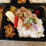 豚のネギ塩焼肉弁当