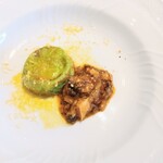 La Brianza - グリンピーススフォルマートバターミモレットチーズ近江牛モルツェッロ。モルツェッロ食べたいなと思っていたからとても嬉しい(^^)/定期的に食べたくなります