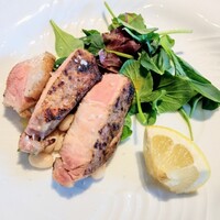 La Brianza - エスニック風岩中ポークグリルコリアンダークミン。脂身の甘み楽しめる岩中ポークに風味添えられアレンジありがとうございます☆