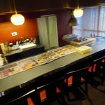 しのはら - カウンターが改装されていました