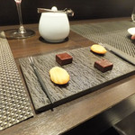 レストラン ラ・フロレゾン・ドゥ・タケウチ - 小菓子