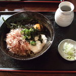 そばの里 奴庵 - 納豆とろろそば（納豆抜き）