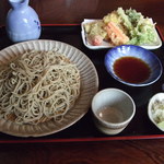 そばの里 奴庵 - 野菜天もり（特盛り＋500円）