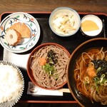 Izumosoba Daikokuya - 上そば定食900円