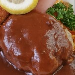 おぐら - 自家製のデミグラスハンバーグがバカ旨い！！