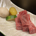 日本の宿 古窯 - 米沢牛。母親孝行なので大奮発！食べてみたいというもので。