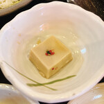 まるかつ - 自家製胡麻豆腐