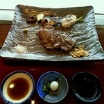 Teppan Yaki Sakura - お肉(サーロイン)と焼き野菜
