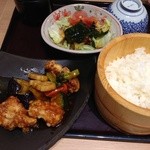 Ohitsugohanshirokujichuu - 黒酢和え定食