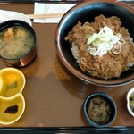 Guriru Dainingu - 日替わりランチ: あぐー生姜丼1800円