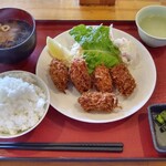 ととや三代目 - カキフライ定食