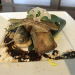 中華屋　KORAN - 料理写真:鮎の春巻き肝ソース