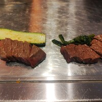 くずし鉄板 あばぐら 神田店 - 黒毛和牛A5ランプA5イチボ