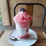 ギャラリーカフェ ドゥードゥル - イチゴかき氷