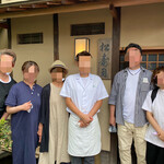 松寿司 - 三代目と記念撮影