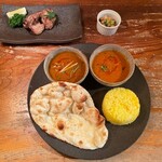 インド料理 想いの木 - 木への想い、梅山豚のスペアリブ