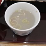 大井三ッ又 吉田家 - 蕎麦湯