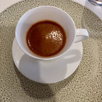 レストラン・モリエール - ガスパチョ。濃いです。苦手な方もいるかもですが、お野菜好きなら唸る美味しさです。