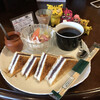 Etoranze - 新！あずきの焼きサンドイッチセット　550円（税込）　※日替わり珈琲に変更しているので、さらに＋50円