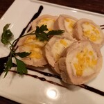 フレンチ居酒屋 えとね - 鶏肉とトウモロコシのバロティーヌ