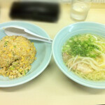 Ramen Tei - 塩ラーメン＋焼き飯（500円）