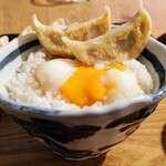 肉汁餃子のダンダダン - 肉汁焼餃子定食748円 御飯少な目