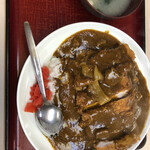 ますや食堂 - かつカレー大盛り