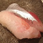 鮨　無双 - きんき＆にしん☆
                                
                                これもやばかった！きんきの甘味が半端無いです！(๑´ڡ`๑)