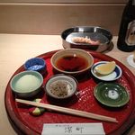 てんぷら 深町 - 最初に出てくる海老