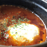 YR CAFE by恵比寿楽園テーブル - “半熟タマゴ”とコロコロミートシチュー